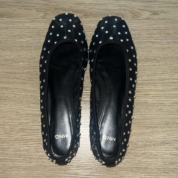 Mango Studded Mesh Flats - Picture 4 of 6